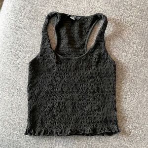 Black American Eagle crop top - Size small